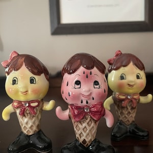 Enesco Anthropomorphic Ice Cream Shakers