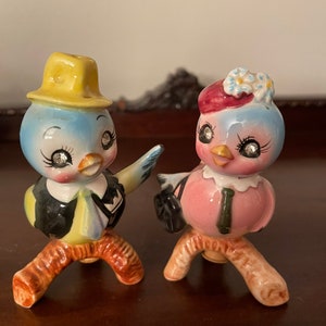 HTF Vintage Norcrest Bird Shakers