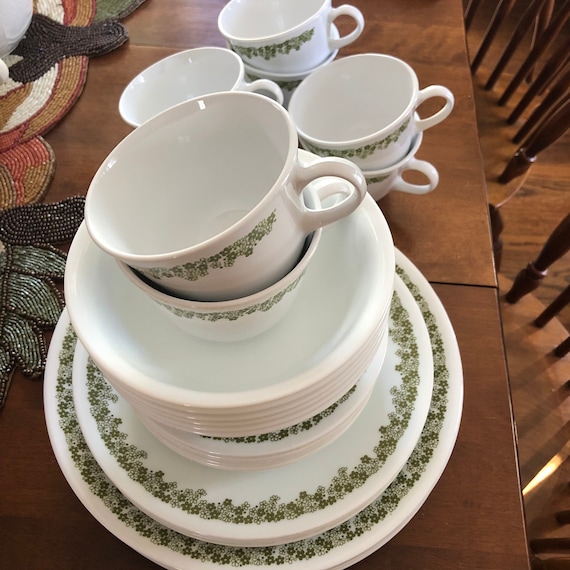 Choose what you need NEW STOCK Assorted Corelle SPRING BLOSSOM GREEN Pattern 