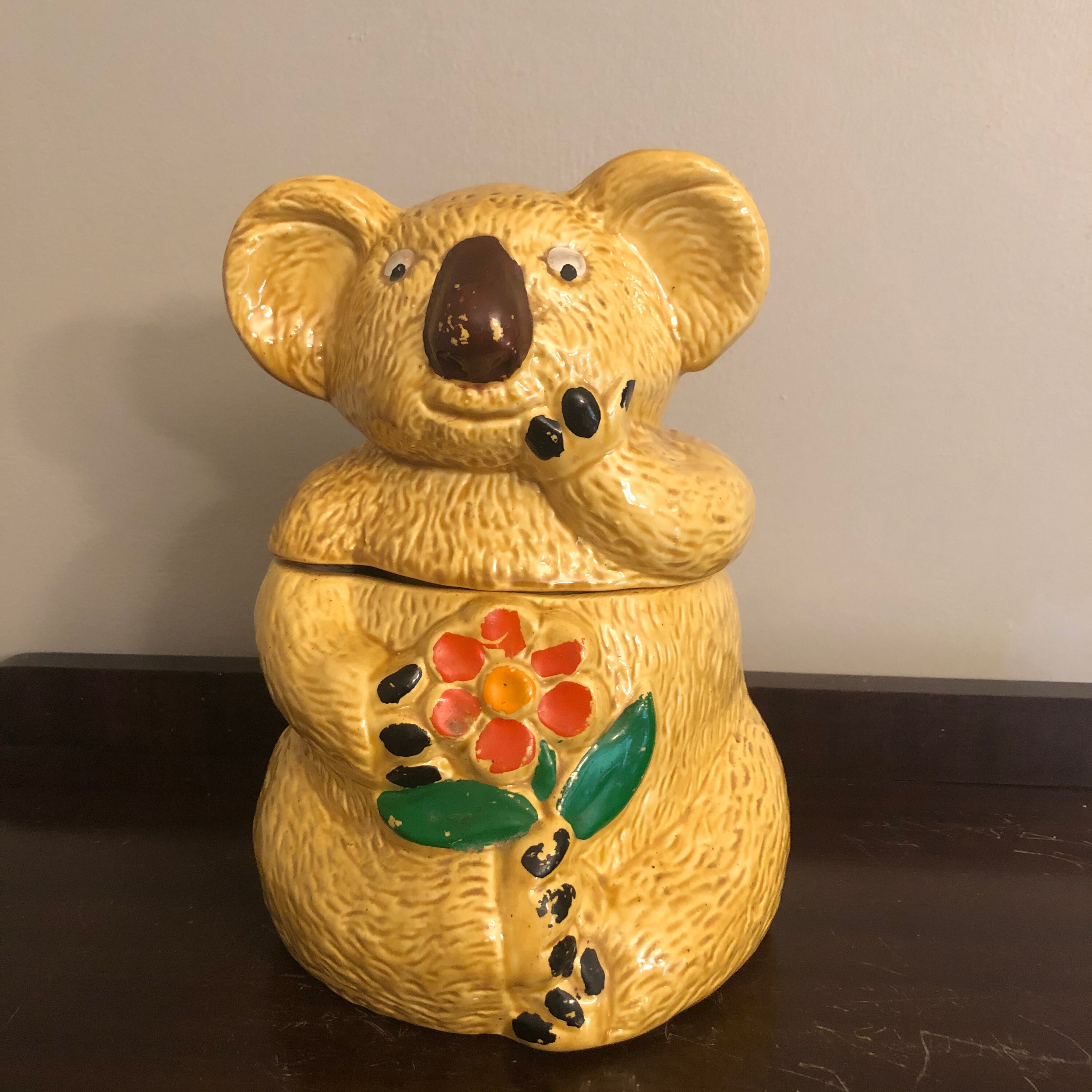 Maurice Ceramics Koala Cookie Jar Raro Etsy México