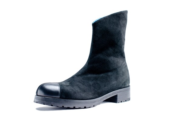 suede leather boots womens