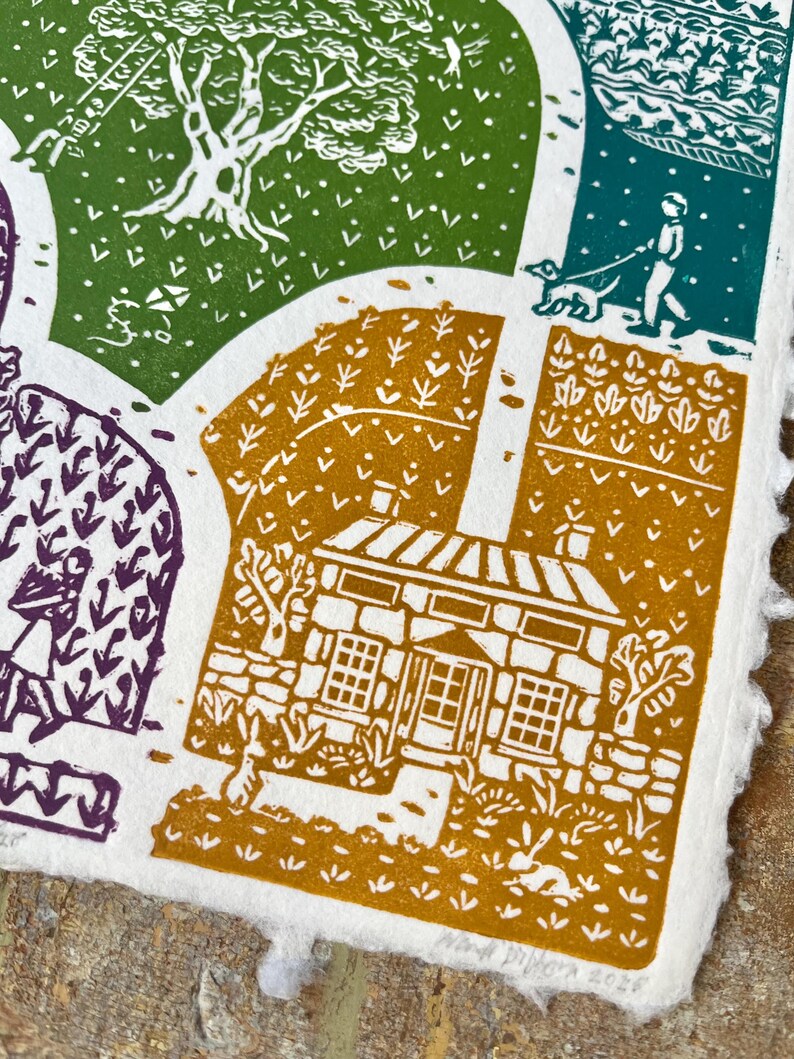 neighboring-paths-by-wendi-dibbern-linocut-house-art-print-multi