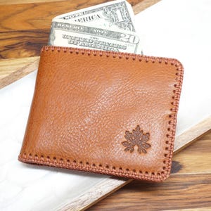 Cartera de hombre, cartera de cuero, cartera de cuero, cartera genuina de hombre, padrinos de boda, regalo del día del padre, tarjetero de cartera de hombre, billetera de hombre