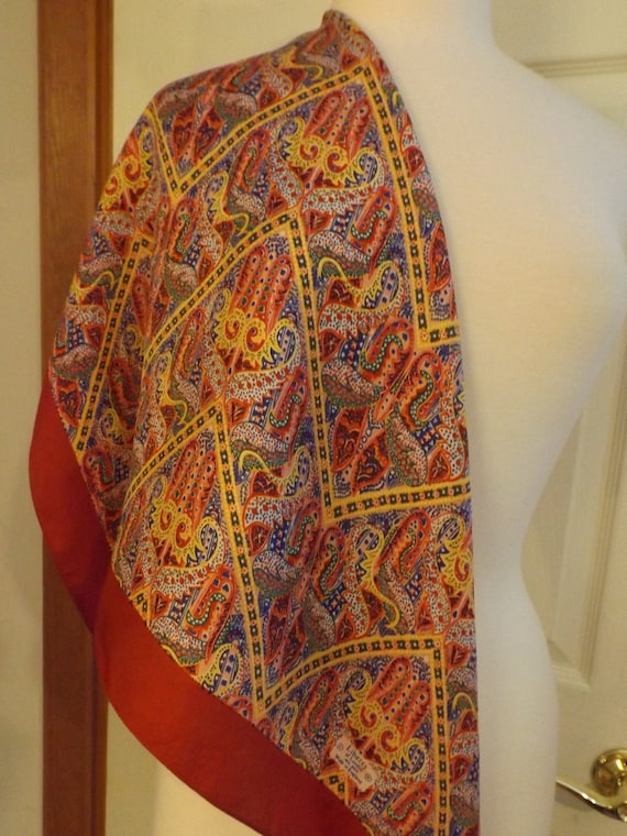 Liberty of London Abstract Silk Designer Scarf, Na
