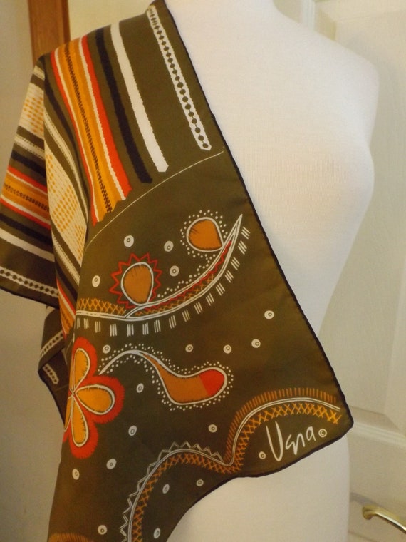 Vintage womens fashion scarf Gem