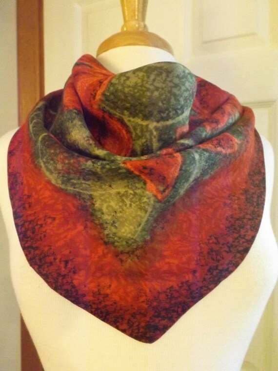 Liberty of London Floral Design Scarf, Retro Fashi