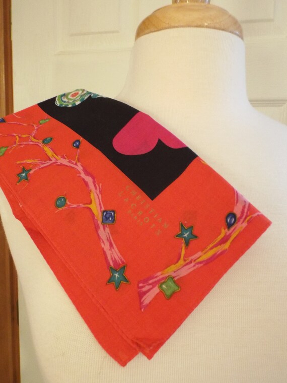 Christian Lacroix Paris Handkerchief NWOT, Lacroi… - image 3
