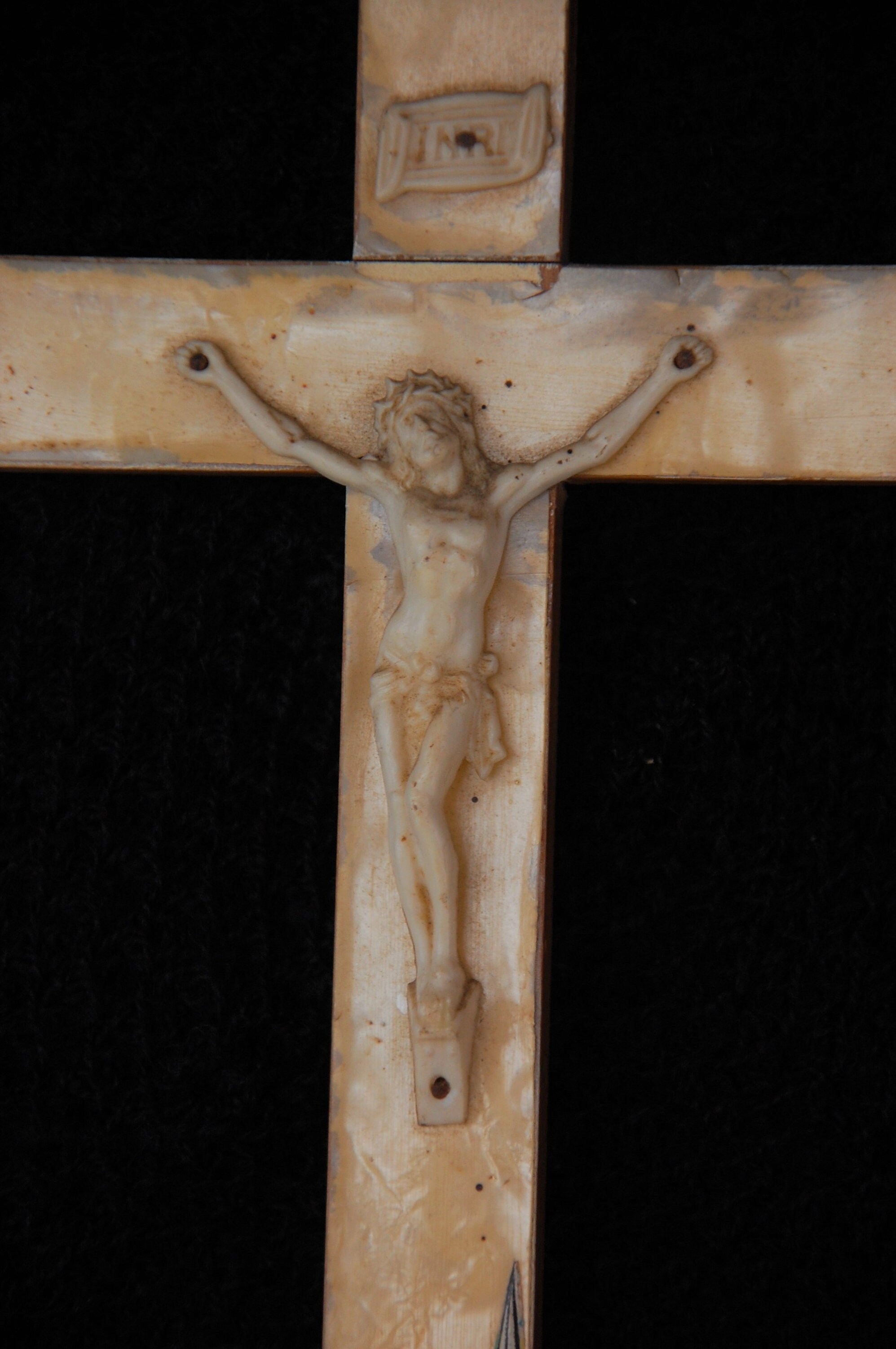 Français Crucifix Vintage