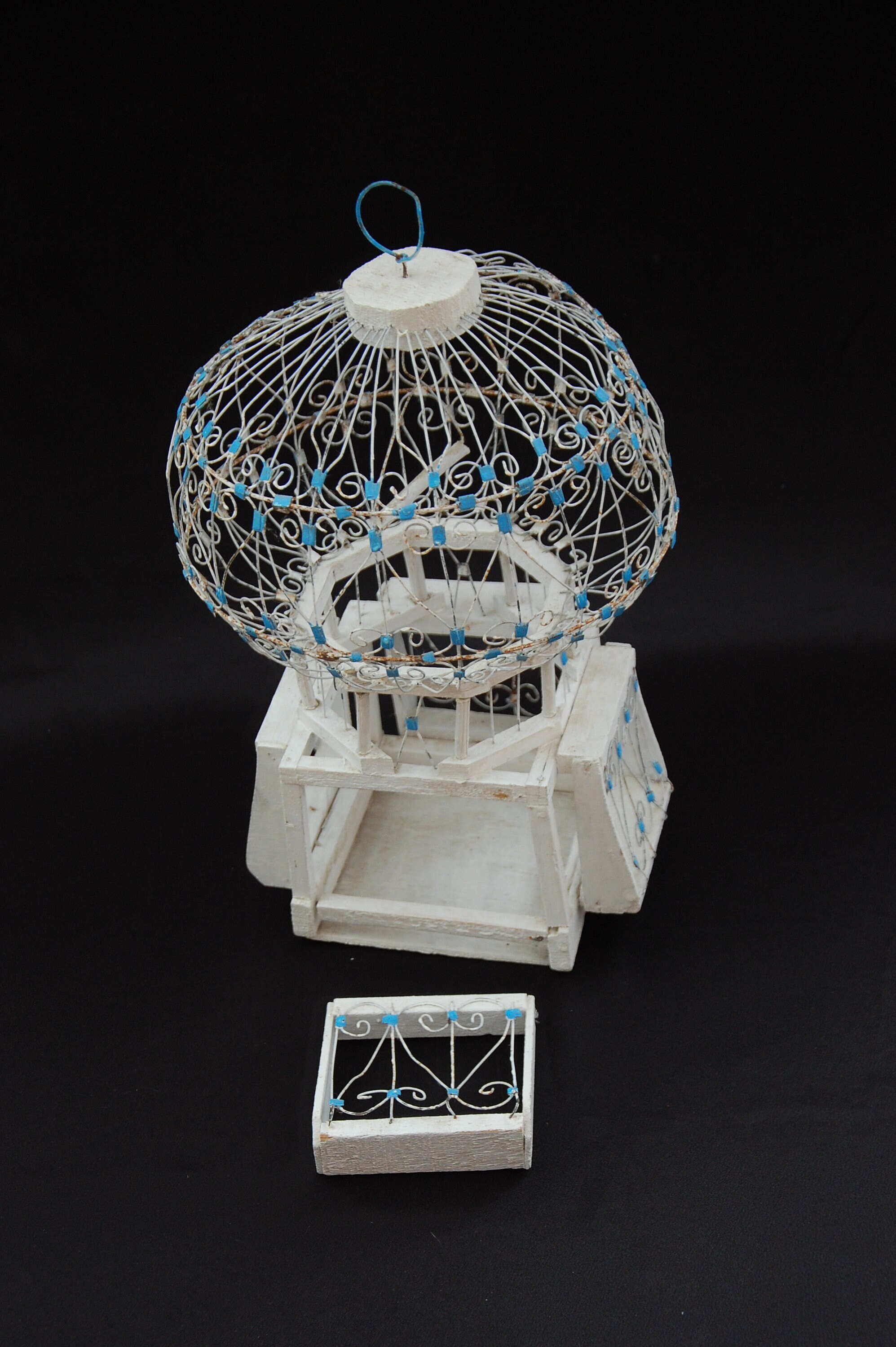 Cage à Oiseaux Vintage Français