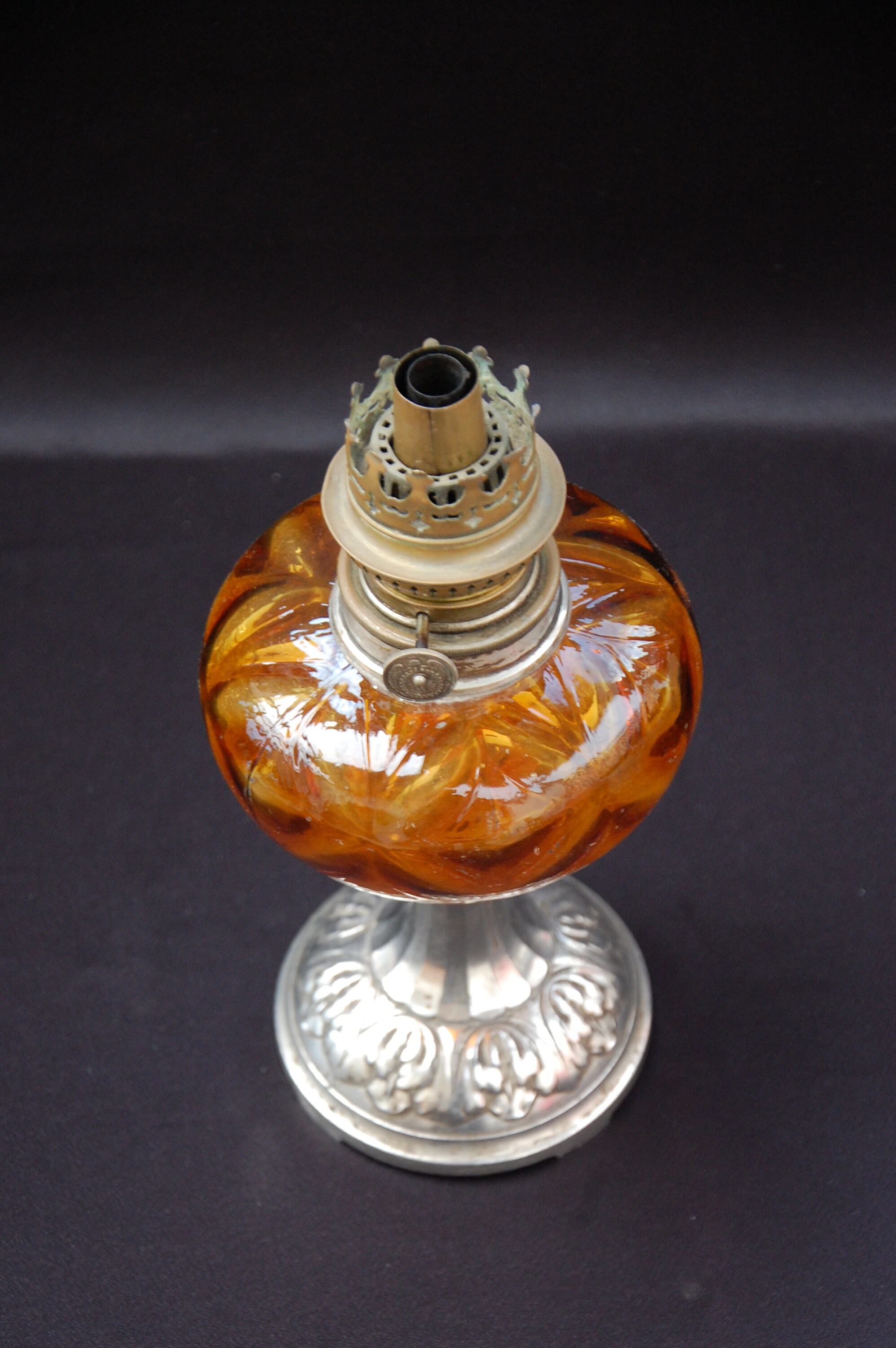 Antique German Oil Lamp Etsy