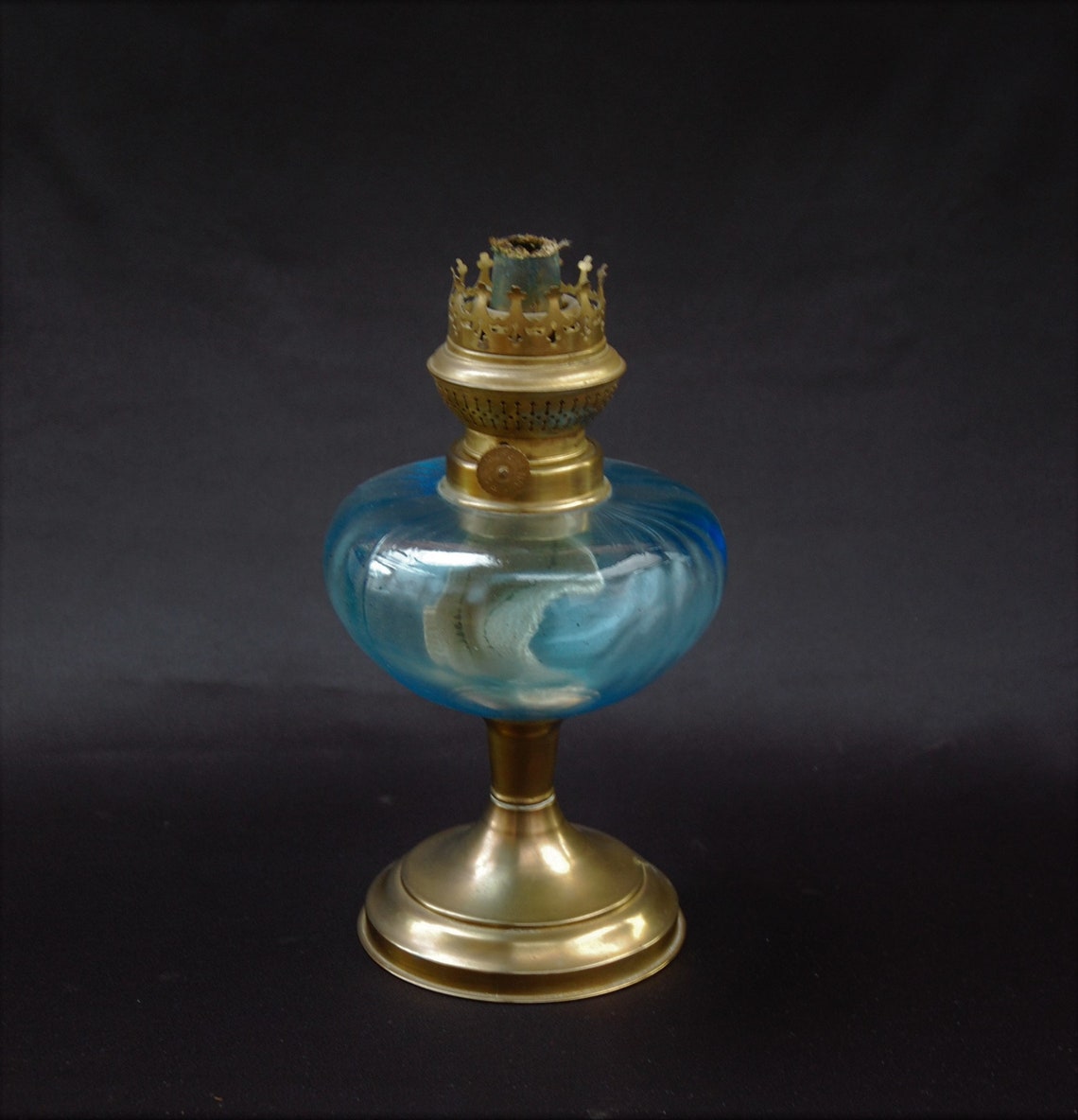 Antique German Oil Lamp Etsy