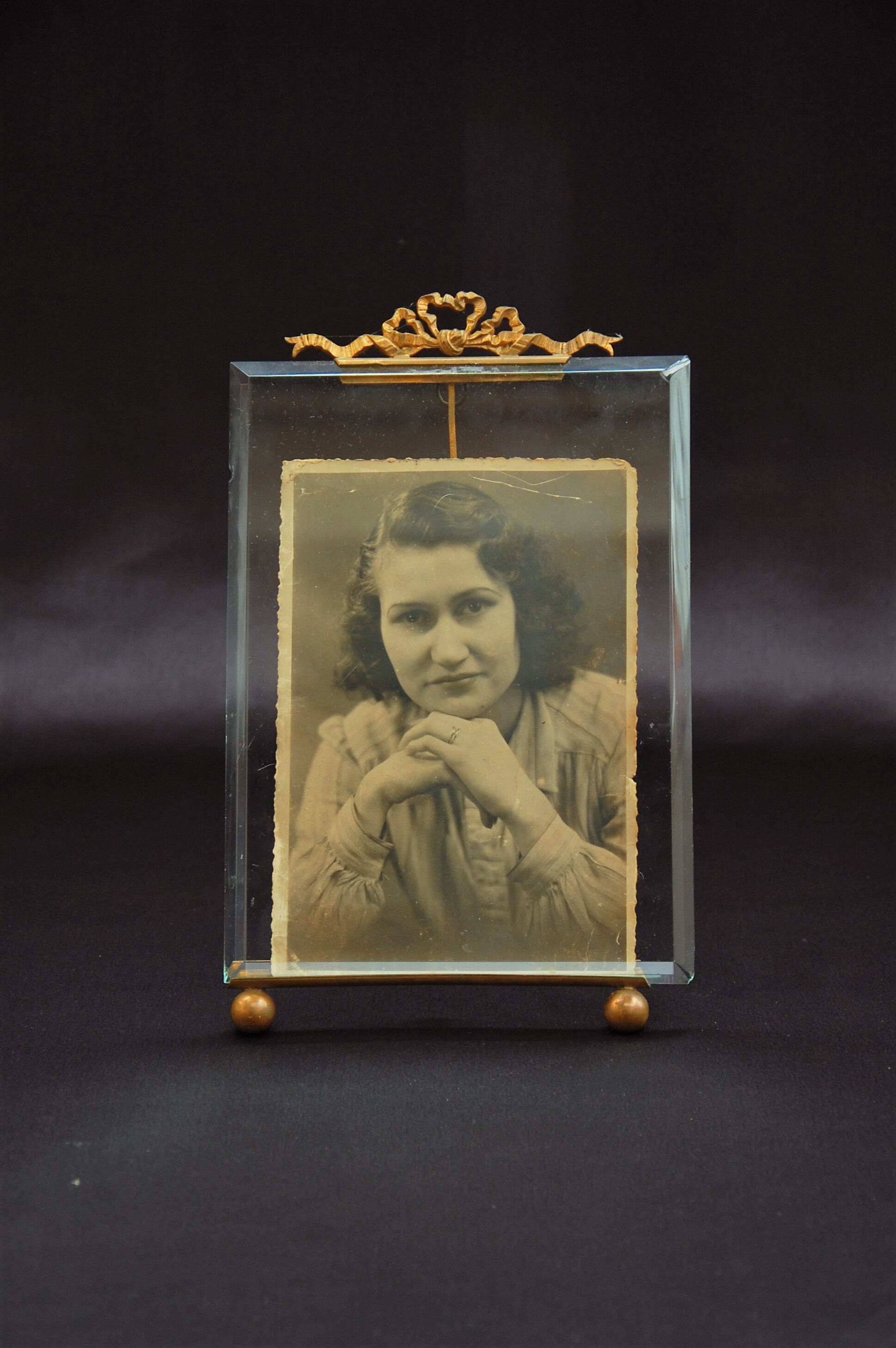 Français Cadre Photo Antique