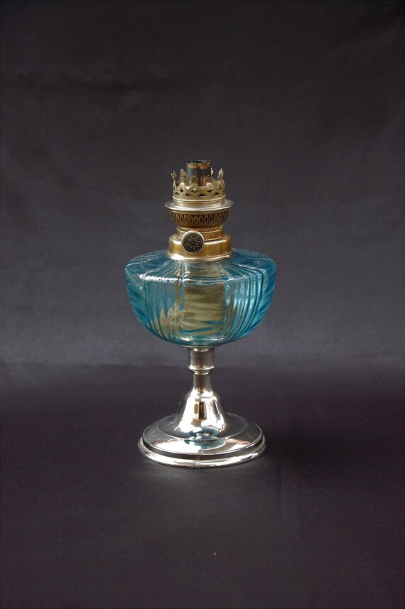Antique French Oil Lamp Etsy