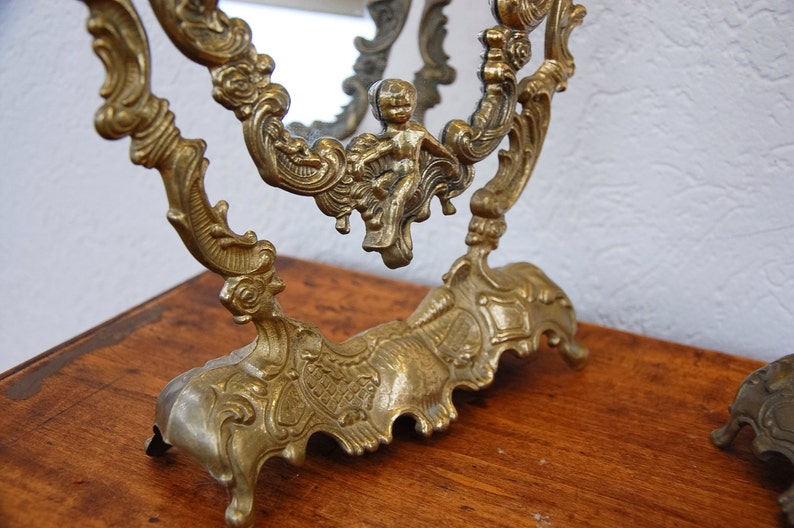 French Antique Pair of Mirrors Etsy