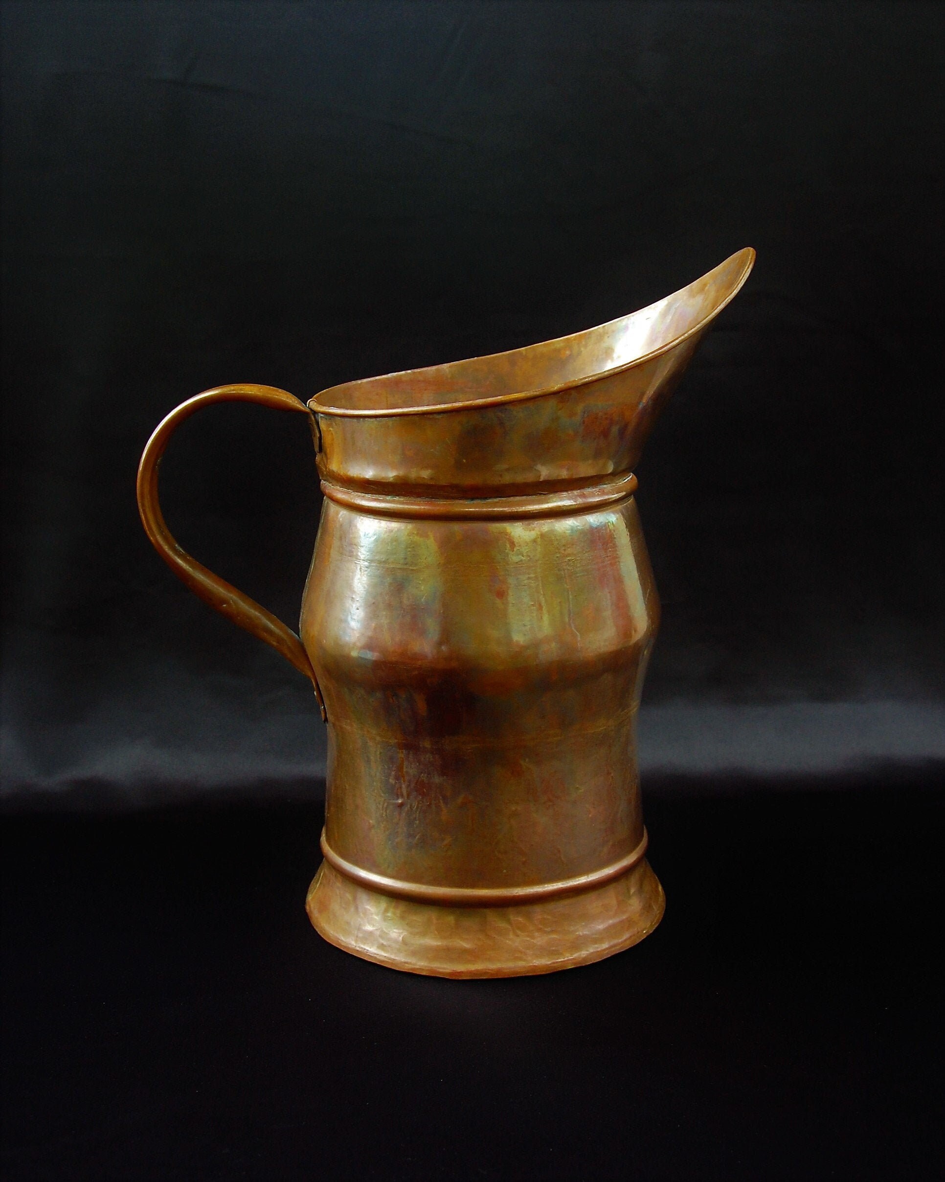 Français Cruche en Cuivre Antique/Pichet