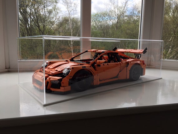 porsche lego display case