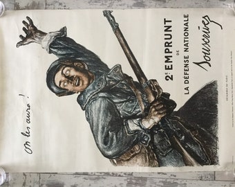WW1 Antique Poster Occupied Germany 20s v231 WW1 Antique Poster Occupied Germany 20s v231
