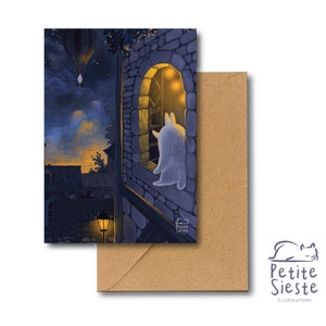 Carte postale "bonsoir"