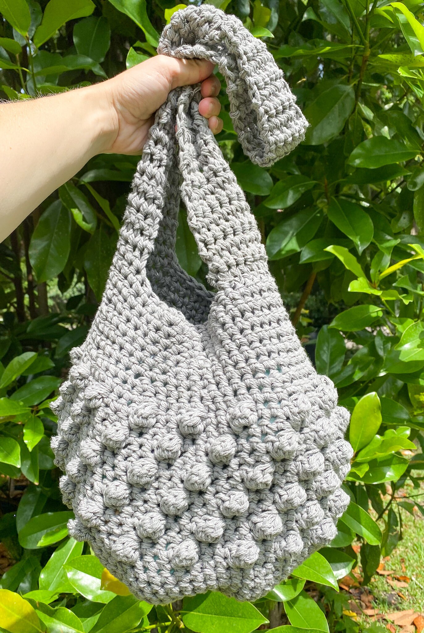 Bobble Hobo Bag Crochet Pattern INSTANT DOWNLOAD Etsy