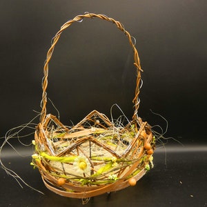 flower girl confetti basket