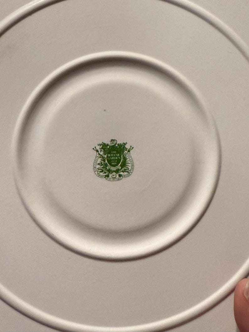 Stunning Botanic Garden 13" Oval Porcelain Platter By Portmeirion - Foxglove Design, Durable & Dishwasher Safe