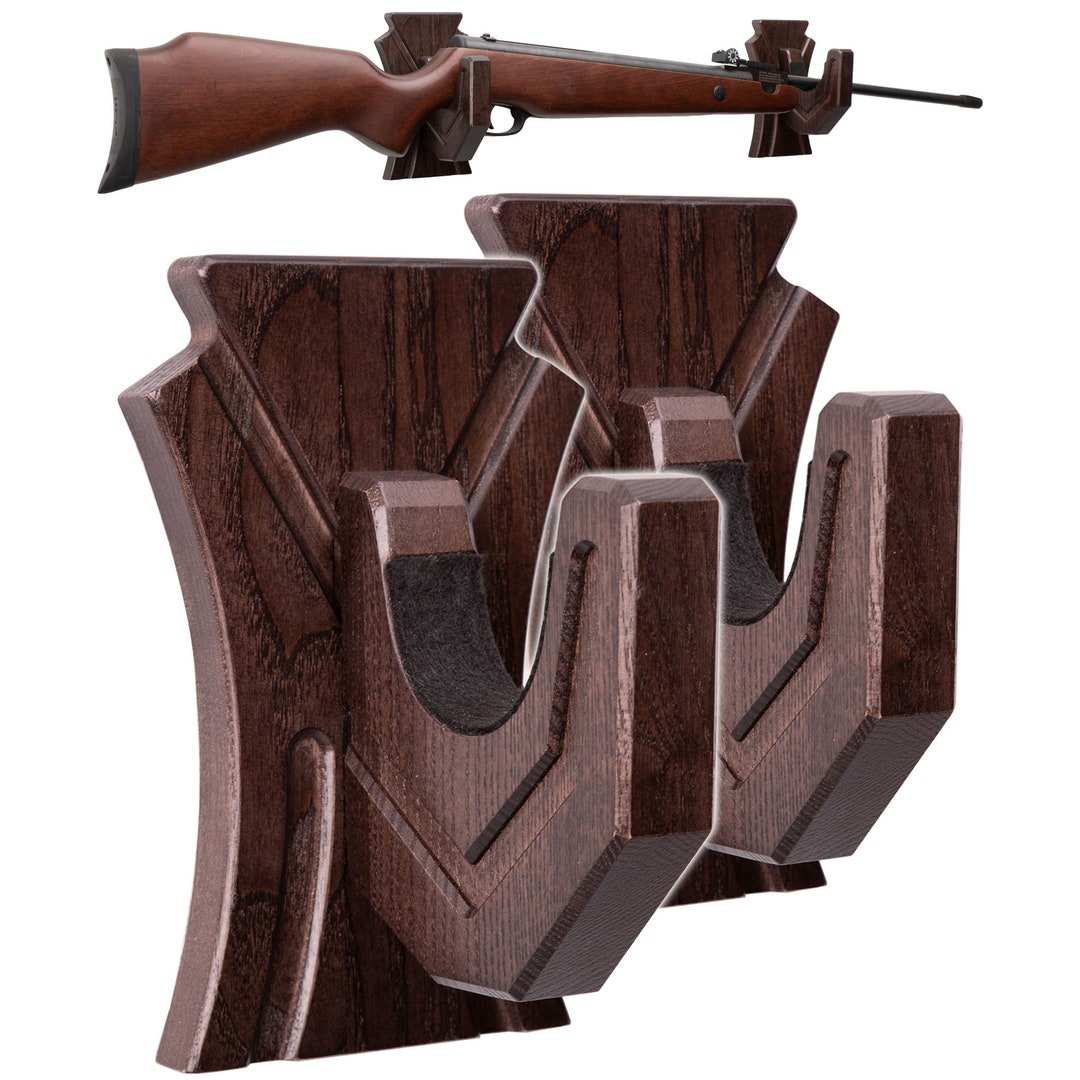 Gun Rack Wall Mount Hold up Displays Horizontal Gun Rack and Shotgun