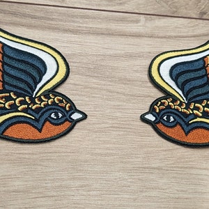 Sparrow Bird Iron On Patch