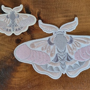 Pastel Moth Patch