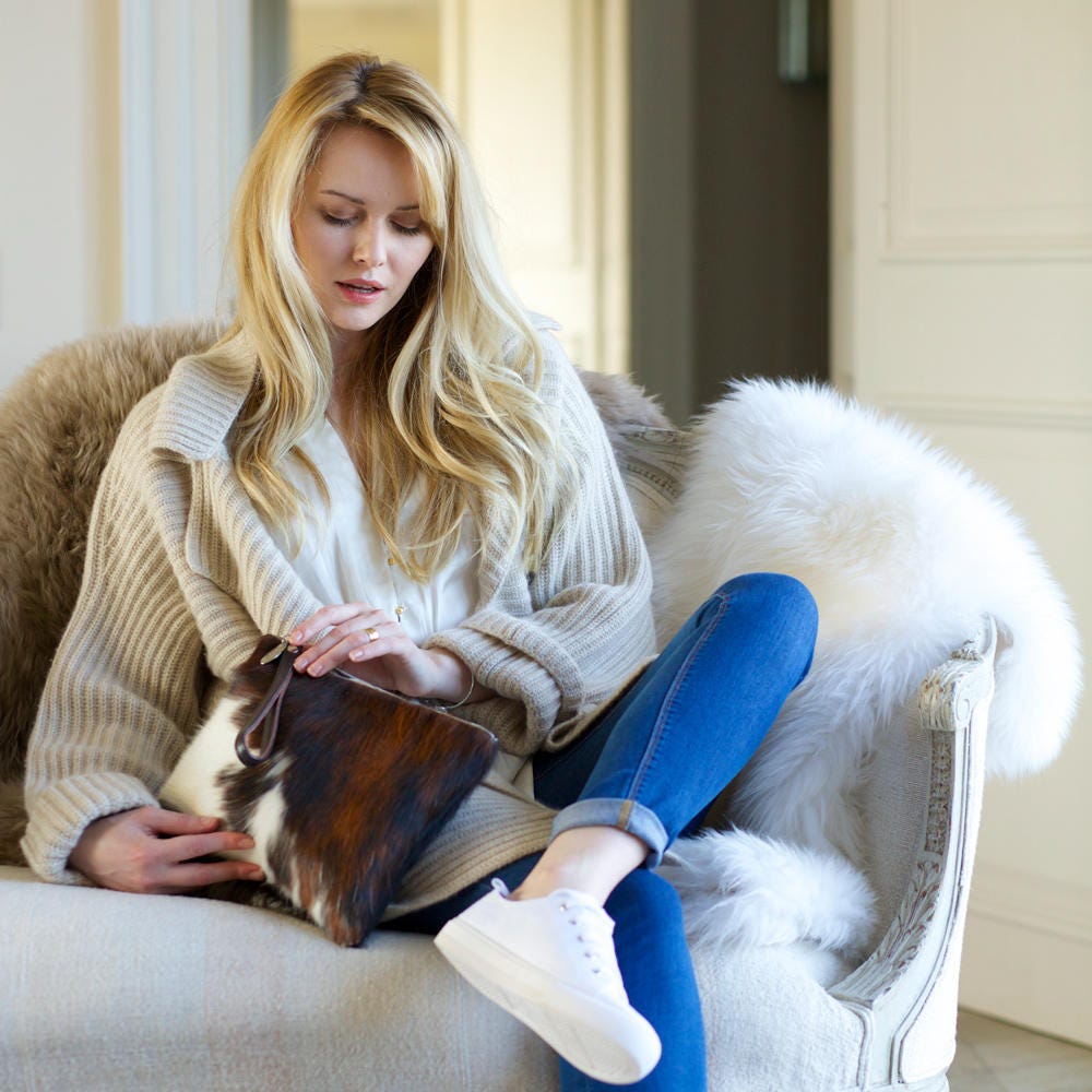 Cowhide Clutch Hair on Hide Clutch Cowhide Bag Made in Etsy