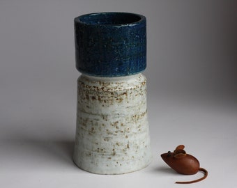 Mid Century Modern 1960s Sylvia Leuchovius for RORSTRAND Keramik Scandinavian pottery vase
