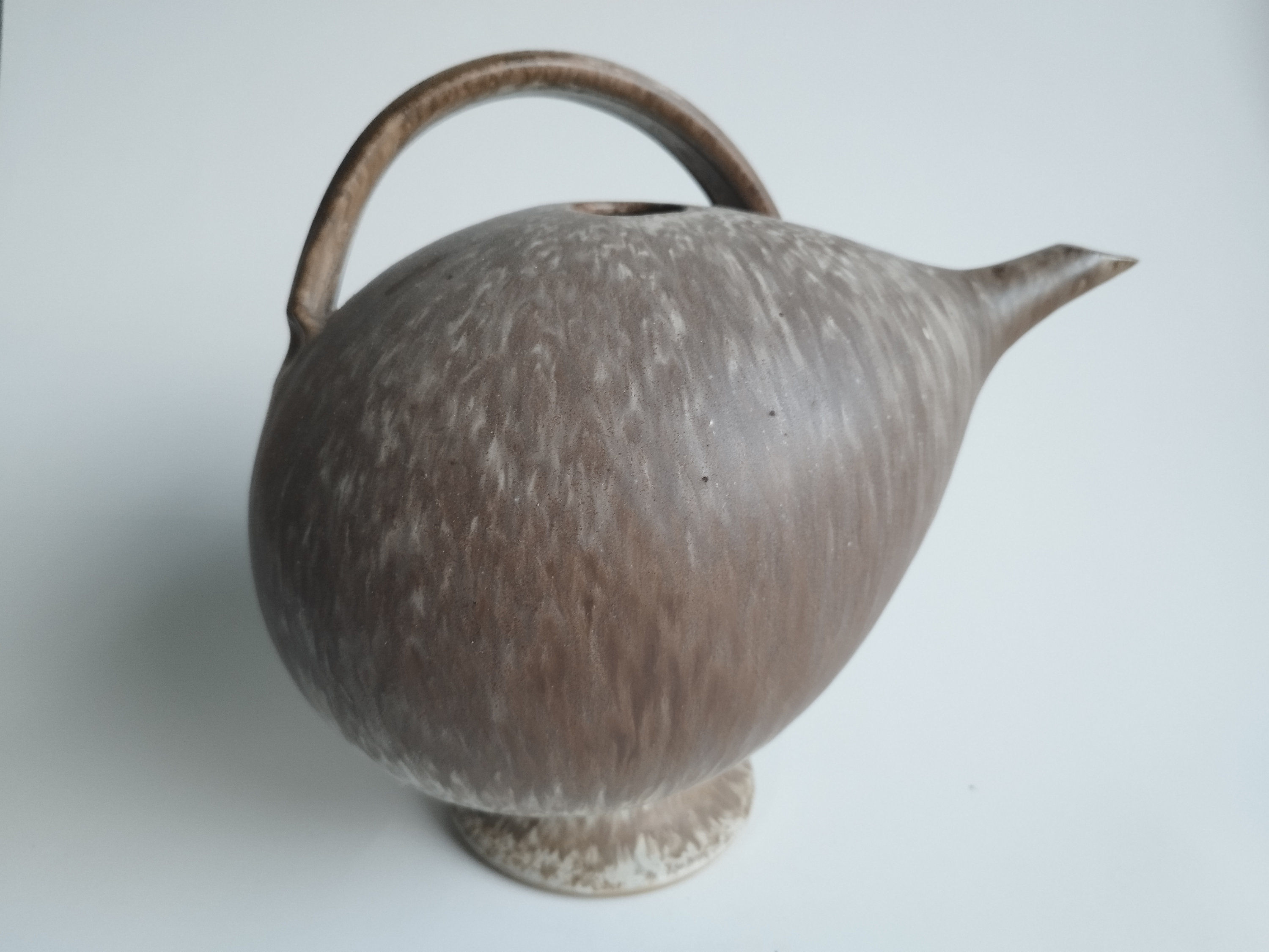 Mid Century 1960s German Studio Pottery Handmade Stoneware Sculptural ...