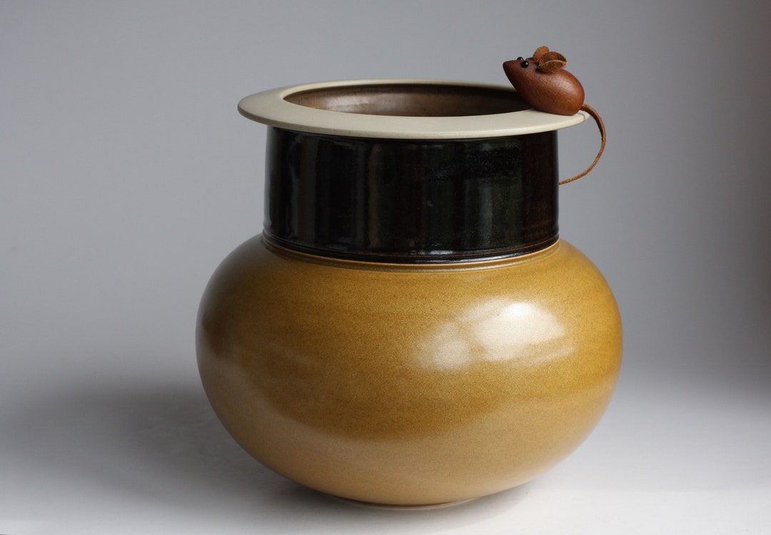 Mid Century Modern 1970s German Studio Pottery Handmade Stoneware ...