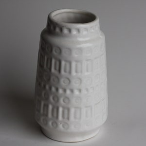 Vintage 1970s German pottery Scheurich Inca vase 260-18, Scheurich Inka