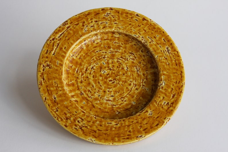 Mid Century Modern GUNNAR NYLUND for RORSTRAND Chamotte Bowl  Plate Scandinavian Pottery