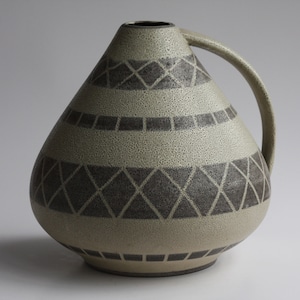 Mid Century Modern 1960s German Emons & Sohn Keramik Large UFO modernist jug vase