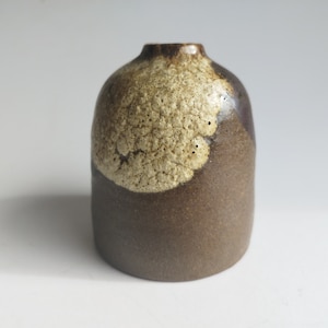 Keramik Worpswede vase, Ursula Kohne, 1970 German studio pottery, handmade, Gisela Meyer Worpswede