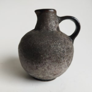 Keramik RUSCHA fat lava vas 304, vintage 1970-tal tysk keramik