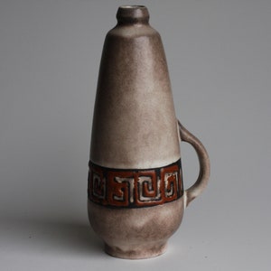 Mid Century 1960s Kurt Tschorner RUSCHA Keramik vase 511/1 West German Pottery