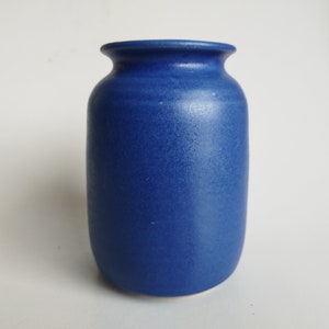 German Studio Pottery handmade stoneware vase, vintage 1970s
