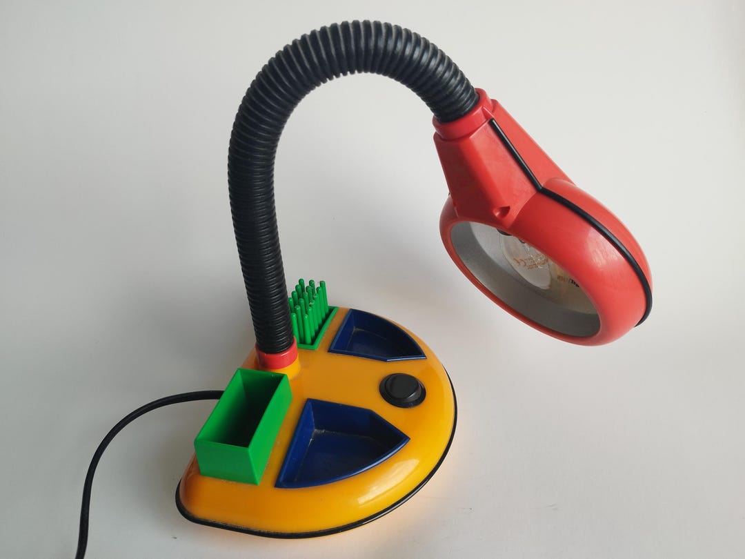 Vintage Rabbit Tanaka Desk Lamp: 1980s Organizer Table Lamp - Etsy