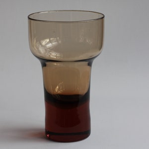 Mid Century Moderno 1960 Florero de vidrio escandinavo