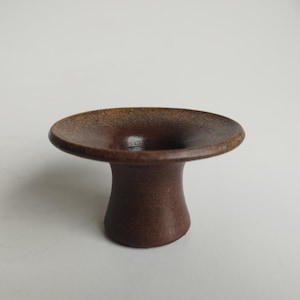Töpferei Baumfalk – Gisela & Walter Baumfalk candleholder, Mid century 1970s German studio pottery