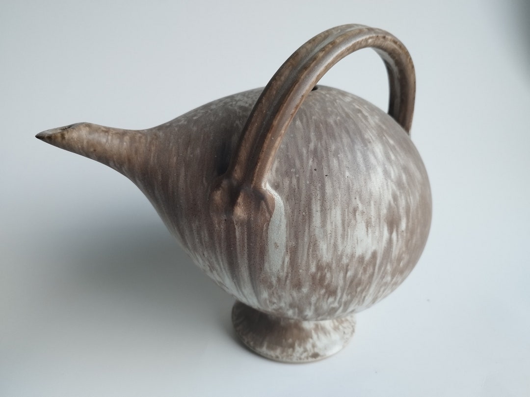 Mid Century 1960s German Studio Pottery Handmade Stoneware Sculptural ...