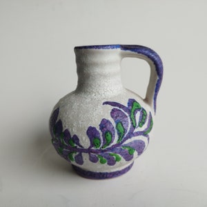 Mid century 1960s MAREI Keramik fat lava vase 7300, West German pottery