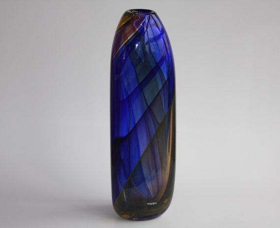 Anna Ehrner Large Modernist 41 cm Vase, KOSTA BODA Glass