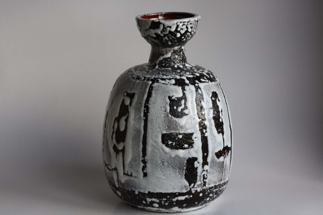 ドイツ Ü-Keramikの花瓶】ヴィンテージ 354