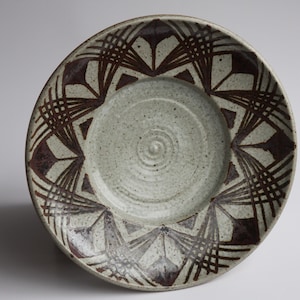 Michael Andersen, Marianne Starck Bornholm Keramik Bowl 12&quot;, Mid Century Danish Stoneware pottery
