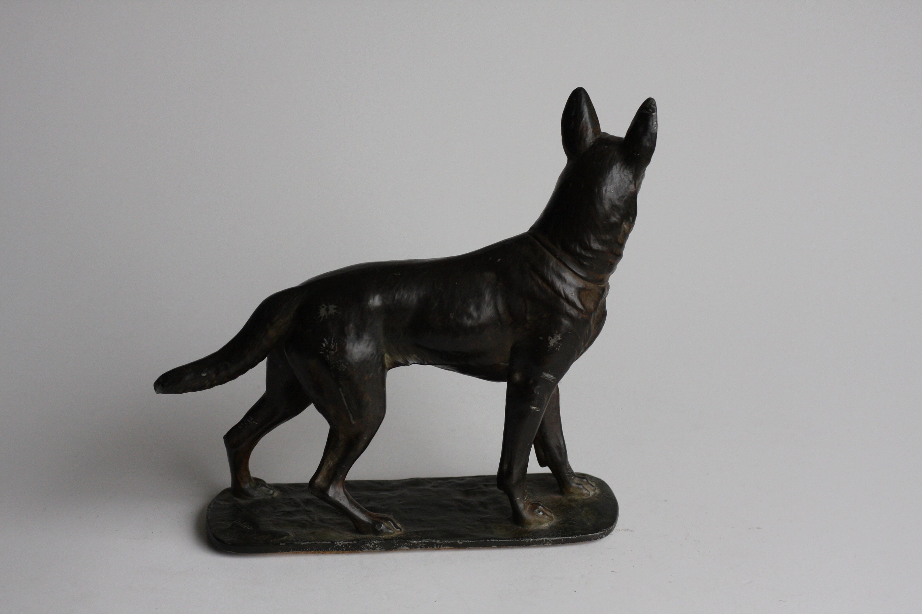 FRITZ DILLER 1875-1945 German Shepherd Dog Sculpture - Etsy