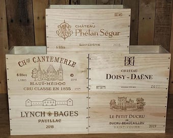 French Wine Crate Planter boxes  Storage Boxes