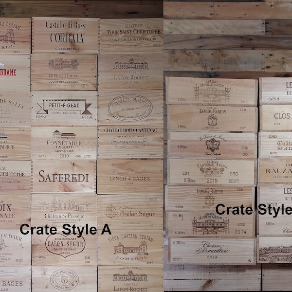 Wine Crates from Various Wineries Wine Boxes